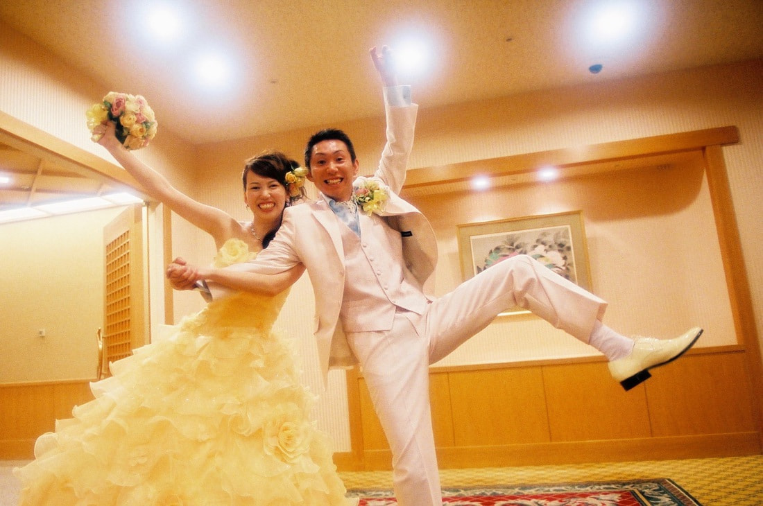 東京での結婚式の写真