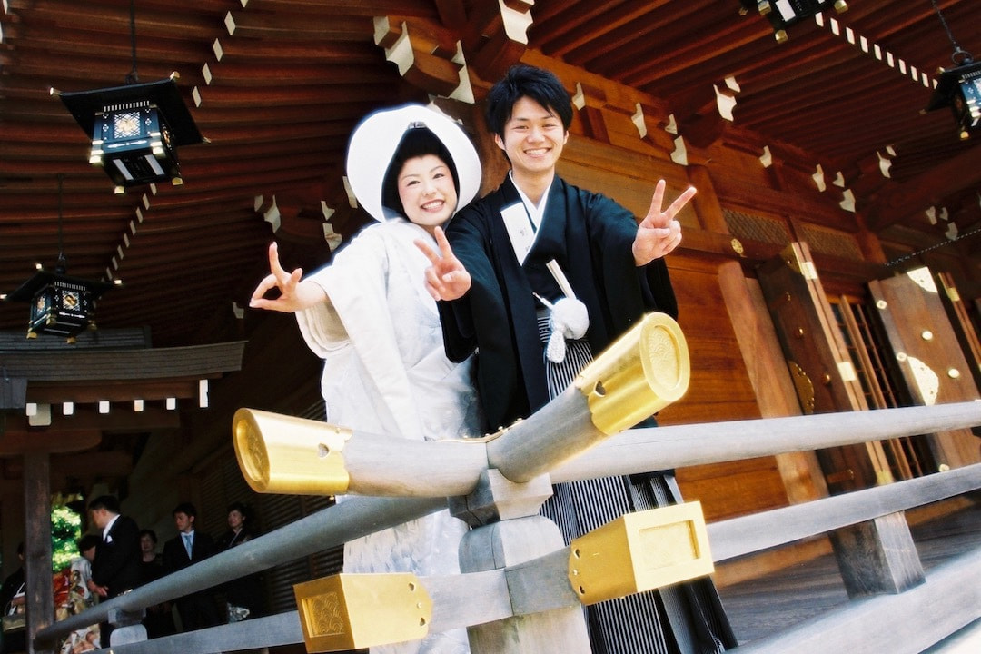 奈良での結婚式の写真